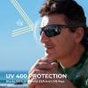 image:imageKastKing Tugaloo SemiRimless Bifocal Polarized Reader Sunglasses Bifocal x15 x20 x25 Magnifications UV ProtectionMatte Black Frame  Smoke