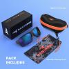 image:imageKastKing Waccamaw Polarized Bifocal Sunglasses x15 x20 x25 Magnifications Wrap Around Sport Reader Sunglasses for MenGloss Graydrift Frame  Smokeblue Mirror