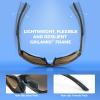 image:imageKastKing Waccamaw Polarized Bifocal Sunglasses x15 x20 x25 Magnifications Wrap Around Sport Reader Sunglasses for MenGloss Tal Brown Frame  Browngreen Mirror