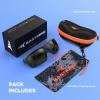 image:imageKastKing Waccamaw Polarized Bifocal Sunglasses x15 x20 x25 Magnifications Wrap Around Sport Reader Sunglasses for MenMatte Black Frame  Smoke Lens