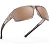 I: Gloss Clear Grey Frame  Brown Mirror