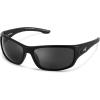 image:imageKastKing Ellijay Bifocal Polarized Sunglasses BiFocal x15 x20 x25 Magnifications Wrap Sport Reader SunglassesMatte Black Frame  Smoke Lens