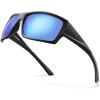image:imageKastKing Estero Polarized SunglassesBiFocal x15x20x25 MagnificationsWrap Frame Sport Reader Sunglasses for MenampWomenMatte Black Frame smoke Lens blue Mirror