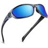 Frame: Gloss Tal Light Gray / Lens: Blue Ocean Mirror