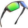 Frame: Gloss Tal Brown /Lens: Chartreuse Mirror