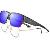 E: Gloss Dark Gray Frame  Cobalt Mirror