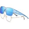 F: Gloss Tal Light Blue Frame  Ice Blue Mirror