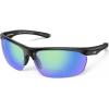 image:imageKastKing Tugaloo SemiRimless Bifocal Polarized Reader Sunglasses Bifocal x15 x20 x25 Magnifications UV ProtectionMatte Black Frame  Chartreuse Mirror