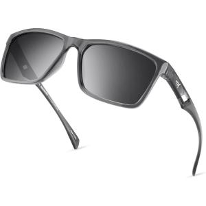 image:imageKastKing FlatRock Polarized Sport Sunglasses for Men and Women Ideal for Driving Fishing Cycling Running UV ProtectionFrame Gloss Smoke Crystal Lens Smoke