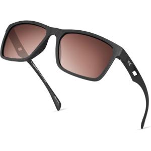 image:imageKastKing FlatRock Polarized Sport Sunglasses for Men and Women Ideal for Driving Fishing Cycling Running UV ProtectionFrame Matte Metallic Gun Lens Copper  Silver Mirror