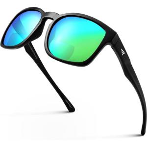 image:imageKastKing Pecos Bifocal Polarized Sunglasses BiFocal x15 x20 x25 Magnifications Sport Reader Sunglasses UV ProtectionMatte Black Frame  Brown Lens
