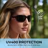image:imageKastKing Alanta Polarized Sunglasses With PuriVex Protective Lens CoatingUV400 Women Sunglasses for Cycling Driving FishingA Black Purple Back Spray Frame  Smoke