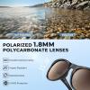 image:imageKastKing Alsea Polarized Bifocal Sports Sunglasses With PuriVex Protective Lens CoatingGrilamid FrameWomen SunglassesBrown Havanna Frame  Gardient Brown
