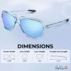 image:imageKastKing Bill Dance Polarized Sport Fishing Sunglasses for Men and Women Ideal for Driving Cycling and RunningUV ProtectionFrame Gloss Tal Light Blue  Lens Ice  Ice Blue Mirror