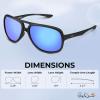 image:imageKastKing Bill Dance Polarized Sport Fishing Sunglasses for Men and Women Ideal for Driving Cycling and RunningUV ProtectionFrame Matte Black  Lens Cobalt  Blue Mirror