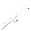 image:imageKastKing Centron Lite Fishing Rod and Reel Combo IM6 Graphite 2Pc Blanks Stainless Steel Guides with Ceramic Rings Contoured EVA Handles amp Fighting Butt Split or Full Rear Handle Design 13 ModelsSpin76 Medium Heavy4000 Reel2pcs