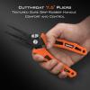 image:imageKastKing Cutthroat 75inch Braid Scissors and Pliers Set  Saltwater Resistant Fishing Gear Line Cutter Hook Remover Fishing Tool Set Gift for MenB Split Ring Plier and Scissor  Orange