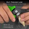 image:imageKastKing Cutthroat 75inch Braid Scissors and Pliers Set  Saltwater Resistant Fishing Gear Line Cutter Hook Remover Fishing Tool Set Gift for MenD Split Ring Plier and Scissor  Green