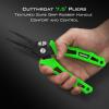 image:imageKastKing Cutthroat 75inch Braid Scissors and Pliers Set  Saltwater Resistant Fishing Gear Line Cutter Hook Remover Fishing Tool Set Gift for MenD Split Ring Plier and Scissor  Green