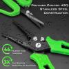 image:imageKastKing Cutthroat 75inch Braid Scissors and Pliers Set  Saltwater Resistant Fishing Gear Line Cutter Hook Remover Fishing Tool Set Gift for MenD Split Ring Plier and Scissor  Green