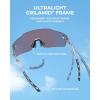 image:imageKastKing Etowah Polarized Sports Fishing Sunglasses With PuriVex Protective Lens Coating Rimless Wrap Design Men WomenA Gloss Crystal Frame  Copper Silver Mirror