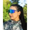 image:imageKastKing Etowah Polarized Sports Fishing Sunglasses With PuriVex Protective Lens Coating Rimless Wrap Design Men WomenC Gloss Navy Blue Demi Frame  Smoke Ice Blue Mirror