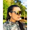 image:imageKastKing Etowah Polarized Sports Fishing Sunglasses With PuriVex Protective Lens Coating Rimless Wrap Design Men WomenE Gloss Tal Dark Olive Frame  Brown Gold Mirror