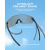image:imageKastKing Etowah Polarized Sports Fishing Sunglasses With PuriVex Protective Lens Coating Rimless Wrap Design Men WomenE Gloss Tal Dark Olive Frame  Brown Gold Mirror