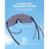 image:imageKastKing Etowah Polarized Sports Fishing Sunglasses With PuriVex Protective Lens Coating Rimless Wrap Design Men WomenH Matte Smoke Crystal Frame  Copper Burgundy Mirror
