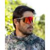 image:imageKastKing Etowah Polarized Sports Fishing Sunglasses With PuriVex Protective Lens Coating Rimless Wrap Design Men WomenH Matte Smoke Crystal Frame  Copper Burgundy Mirror