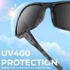 image:imageKastKing Gauley Polarized Sunglasses With PuriVex Protective Lens CoatingUV 400 and Wrap Design Sport Fishing SunglassesC Matte Obsidian Boulder Camo Frame  Smoke