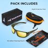 image:imageKastKing Gauley Polarized Sunglasses With PuriVex Protective Lens CoatingUV 400 and Wrap Design Sport Fishing SunglassesE Gloss Solid Olive Frame  Golden Bronze Mirror