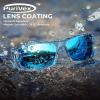 image:imageKastKing Gauley Polarized Sunglasses With PuriVex Protective Lens CoatingUV 400 and Wrap Design Sport Fishing SunglassesF Gloss Tal Light Blue Frame  Ice Mirror