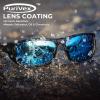 image:imageKastKing Gauley Polarized Sunglasses With PuriVex Protective Lens CoatingUV 400 and Wrap Design Sport Fishing SunglassesG Matte Black Frame  Ice Blue Mirror