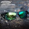 image:imageKastKing Gauley Polarized Sunglasses With PuriVex Protective Lens CoatingUV 400 and Wrap Design Sport Fishing SunglassesK Black Frame  Chartruesse Mirror