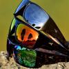 image:imageKastKing Iditarod Polarized Sport SunglassesPuriVex Protective Lens Coating Fishing Sunglasses For Driving Cycling RunningD Gloss Black Frame  Orange Mirror