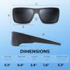 image:imageKastKing Iditarod Polarized Sport SunglassesPuriVex Protective Lens Coating Fishing Sunglasses For Driving Cycling RunningI Gloss Tal Light Blue Frame  Ice Blue Revo Lens