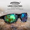 image:imageKastKing Kateel Sport Sunglasses Full Wrap Design PuriVex Protective Coating Lightweight Grilamid Frame UV ProtectionB Frame BlackLens Brown Mirror
