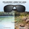 image:imageKastKing Kateel Sport Sunglasses Full Wrap Design PuriVex Protective Coating Lightweight Grilamid Frame UV ProtectionB Frame BlackLens Brown Mirror