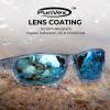 image:imageKastKing Kateel Sport Sunglasses Full Wrap Design PuriVex Protective Coating Lightweight Grilamid Frame UV ProtectionD Frame Gloss Tal Light BlueLens Ice Blue Mirror