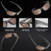 image:imageKastKing Kateel Sport Sunglasses Full Wrap Design PuriVex Protective Coating Lightweight Grilamid Frame UV ProtectionF Frame Dark Gray MetallicLens Brown  Silver Mirror