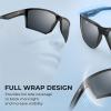 image:imageKastKing Osage Polarized Sport Sunglasses for Men and Women Ideal for Driving Fishing Cycling Running UV ProtectionFrame Black Lens Smoke
