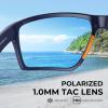 image:imageKastKing Osage Polarized Sport Sunglasses for Men and Women Ideal for Driving Fishing Cycling Running UV ProtectionFrame Blue Lens Orange Mirror