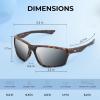 image:imageKastKing Osage Polarized Sport Sunglasses for Men and Women Ideal for Driving Fishing Cycling Running UV ProtectionFrame Demi Lens Smoke