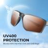image:imageKastKing Osage Polarized Sport Sunglasses for Men and Women Ideal for Driving Fishing Cycling Running UV ProtectionFrame Gloss Metallic Gun Lens Silver Mirror