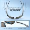image:imageKastKing Osage Polarized Sport Sunglasses for Men and Women Ideal for Driving Fishing Cycling Running UV ProtectionFrame Gloss Smoke Crystal Lens Ice Blue Mirror