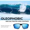 image:imageKastKing Osage Polarized Sport Sunglasses for Men and Women Ideal for Driving Fishing Cycling Running UV ProtectionFrame Gloss Tal Gray Lens Blue Ocean Mirror