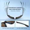image:imageKastKing Osage Polarized Sport Sunglasses for Men and Women Ideal for Driving Fishing Cycling Running UV ProtectionFrame Gloss Tal Gray Lens Blue Ocean Mirror