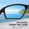 image:imageKastKing Osage Polarized Sport Sunglasses for Men and Women Ideal for Driving Fishing Cycling Running UV ProtectionFrame Gloss Tal Gray Lens Blue Ocean Mirror