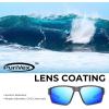 image:imageKastKing Osage Polarized Sport Sunglasses for Men and Women Ideal for Driving Fishing Cycling Running UV ProtectionFrame Matte Smoke Crystal Lens Blue Ocean Mirror
